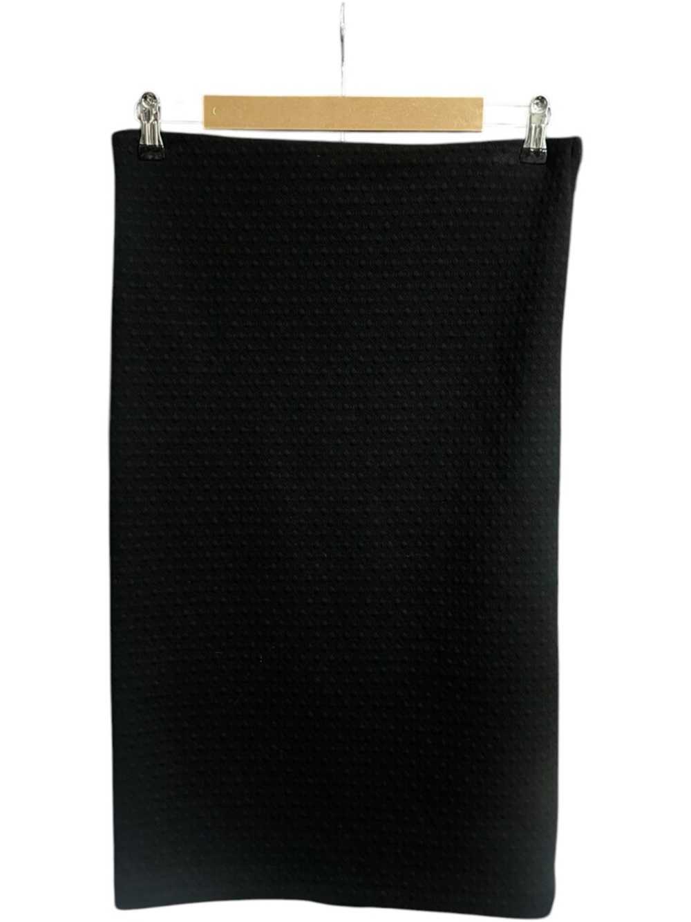 Ann Taylor Loft Textured Pencil Skirt NWT Black Size Small